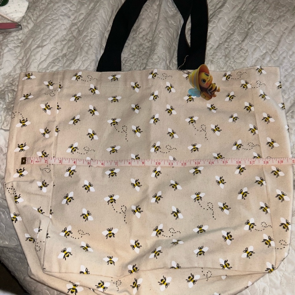 Bee Print Tote Bag